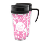 Floral Vine Acrylic Travel Mug (Personalized)