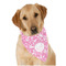 Floral Vine Bandana - On Dog