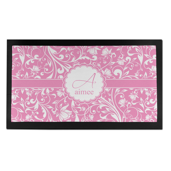 Custom Floral Vine Bar Mat - Small (Personalized)