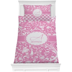 Floral Vine Comforter Set - Twin XL (Personalized)