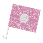 Floral Vine Car Flag - Large (Personalized)