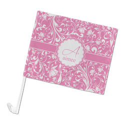 Floral Vine Car Flag (Personalized)