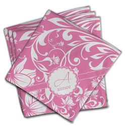 Floral Vine Cloth Napkins (Set of 4) (Personalized)