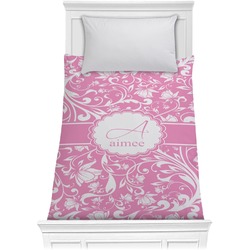 Floral Vine Comforter - Twin (Personalized)