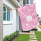 Floral Vine House Flags - Single Sided - LIFESTYLE