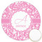 Floral Vine Icing Circle - Large - Front