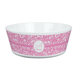 Floral Vine Kid's Bowl (Personalized)