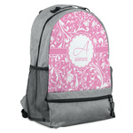 Floral Vine Backpack - Grey (Personalized)