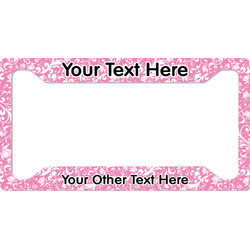Floral Vine License Plate Frame (Personalized)