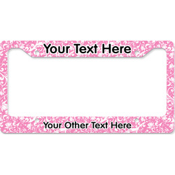Floral Vine License Plate Frame - Style B (Personalized)