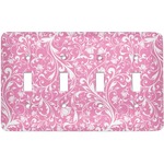 Floral Vine Light Switch Cover (4 Toggle Plate)