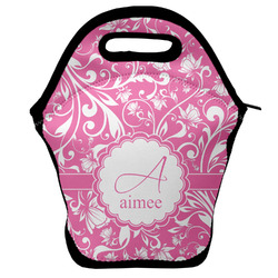 Floral Vine Lunch Bag w/ Name and Initial
