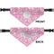 Floral Vine Medium Dog Bandana Approval