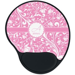 Floral Vine Mouse Pad with Wrist Support