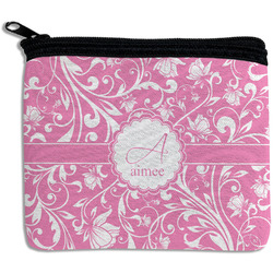 Floral Vine Rectangular Coin Purse (Personalized)