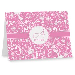 Floral Vine Note cards (Personalized)