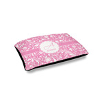 Floral Vine Outdoor Dog Bed - Small (Personalized)