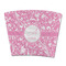 Floral Vine Party Cup Sleeves - without bottom - FRONT (flat)