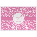 Floral Vine Laminated Placemat w/ Name and Initial