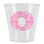 Floral Vine Plastic Shot Glass (Personalized)