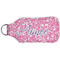 Floral Vine Sanitizer Holder Keychain - Large (Back)