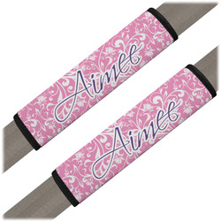 Floral Vine Seat Belt Covers (Set of 2) (Personalized)