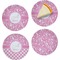 Floral Vine Set of Appetizer / Dessert Plates