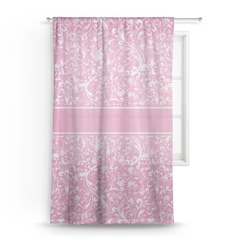 Floral Vine Sheer Curtain - 50"x84"