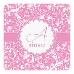 Floral Vine Square Decal - XLarge (Personalized)