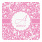 Floral Vine Square Decal - XLarge (Personalized)