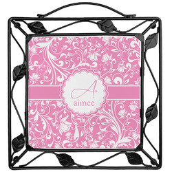 Floral Vine Square Trivet (Personalized)