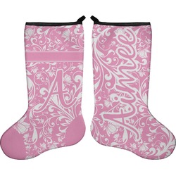 Floral Vine Holiday Stocking - Double-Sided - Neoprene (Personalized)
