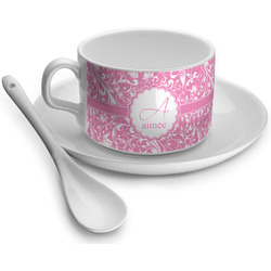 Floral Vine Tea Cup (Personalized)