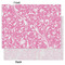 Floral Vine Tissue Paper - Heavyweight - Large - Front & Back
