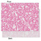 Floral Vine Tissue Paper - Heavyweight - Medium - Front & Back