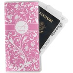 Floral Vine Travel Document Holder