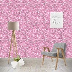 Floral Vine Wallpaper & Surface Covering (Water Activated - Removable)