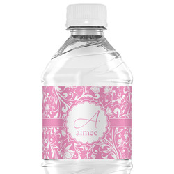 Floral Vine Water Bottle Labels - Custom Sized (Personalized)