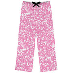 Floral Vine Womens Pajama Pants - XS