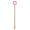 Floral Vine Wooden 7.5" Stir Stick - Round - Single Stick