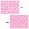 Floral Vine Wrapping Paper Sheet - Double Sided - Front & Back