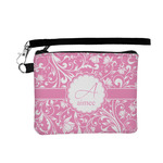 Floral Vine Wristlet ID Case w/ Name and Initial