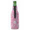 Floral Vine Zipper Bottle Cooler - BACK (bottle)