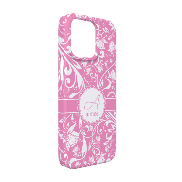 Custom Floral Vine iPhone Case - Plastic - iPhone 13 (Personalized)