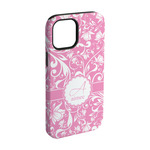 Floral Vine iPhone Case - Rubber Lined - iPhone 15 Pro (Personalized)