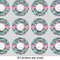 Summer Flowers 1" Multipurpose Round Labels - Sheet