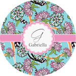 Summer Flowers Multipurpose Round Labels - 1" (Personalized)