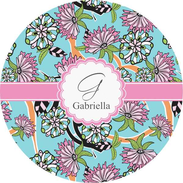 Custom Summer Flowers Multipurpose Round Labels - 2" (Personalized)