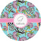 Summer Flowers 2" Multipurpose Round Labels - Single Sticker