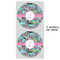 Summer Flowers 5" Multipurpose Round Label - Sheet